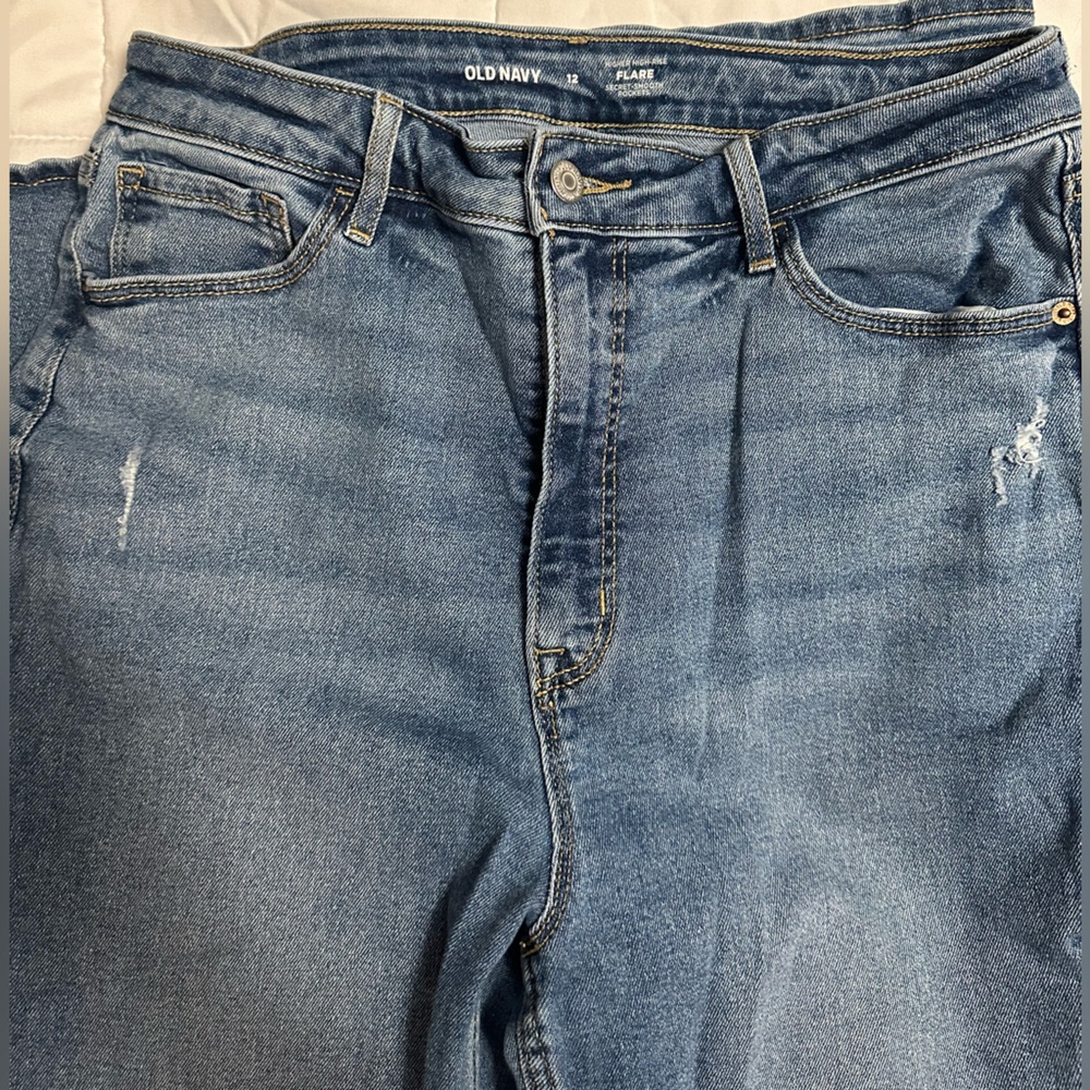 Old Navy Higher High Rise Flare Jeans Size 12